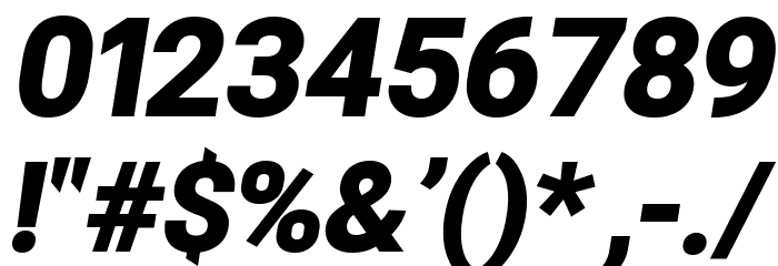 Asimov Pro Ultrablack Oblique Font OTHER CHARS