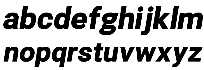 Asimov Pro Ultrablack Oblique Font LOWERCASE