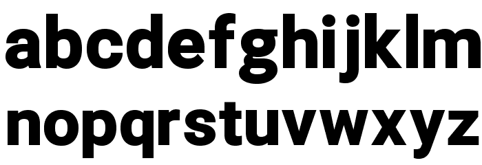 Asimov Pro Ultrablack Font LOWERCASE