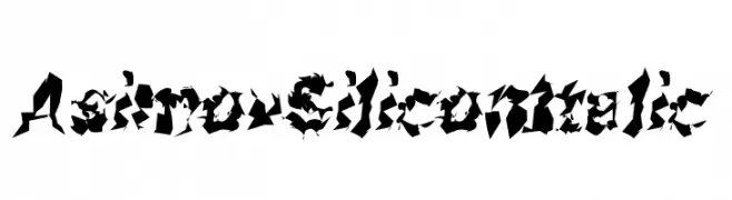 Asimov Silicon Italic  नि: शुल्क फ़ॉन्ट्स डाउनलोड