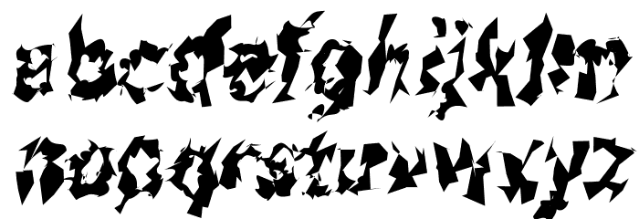 Asimov Silicon Narrow Italic フォント 小文字