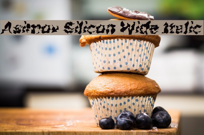 Asimov Silicon Wide Italic フォント examples