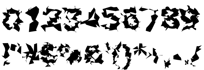 Asimov Silicon Wide Font OTHER CHARS
