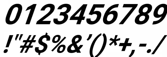 Asimov SuperItalic Font OTHER CHARS