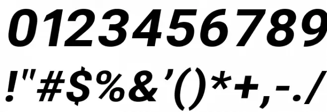 Asimov Wide Italic Font OTHER CHARS