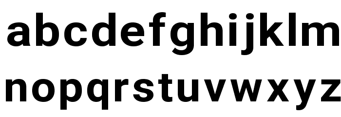Asimov Wide Font LOWERCASE