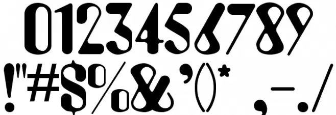 Asimov Font OTHER CHARS