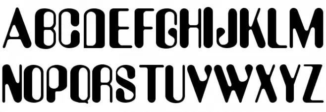 Asimov Font UPPERCASE