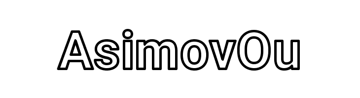 AsimovOu  フリーフォントのダウンロード