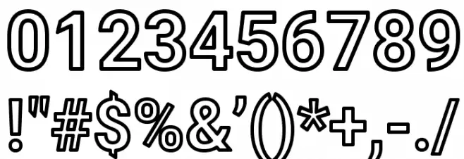 AsimovOu Font OTHER CHARS