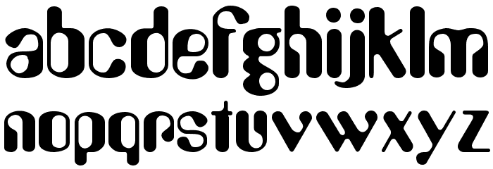 Asimov Font LOWERCASE
