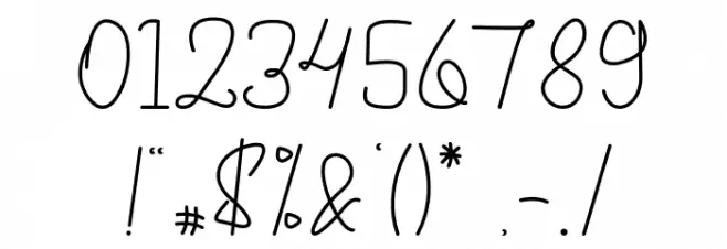 Asittany Script-Regular Font OTHER CHARS