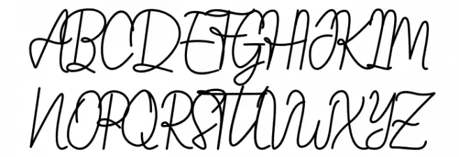 Asittany Script-Regular خط أحرف كبيرة
