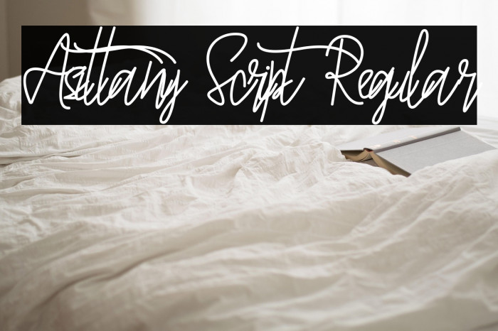 Asittany Script Regular Example 2