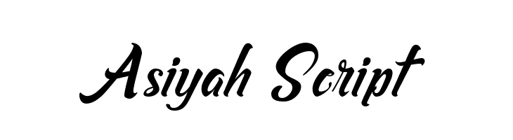 Asiyah Script  لخطوط تنزيل