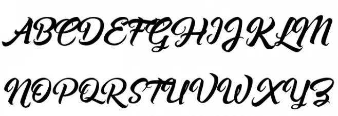 Asiyah Script Fuentes MAYÚSCULAS