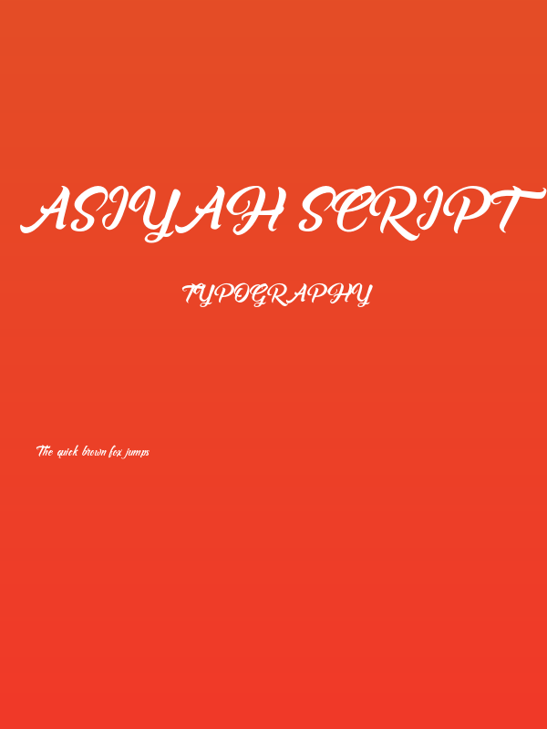 Asiyah Script Poster