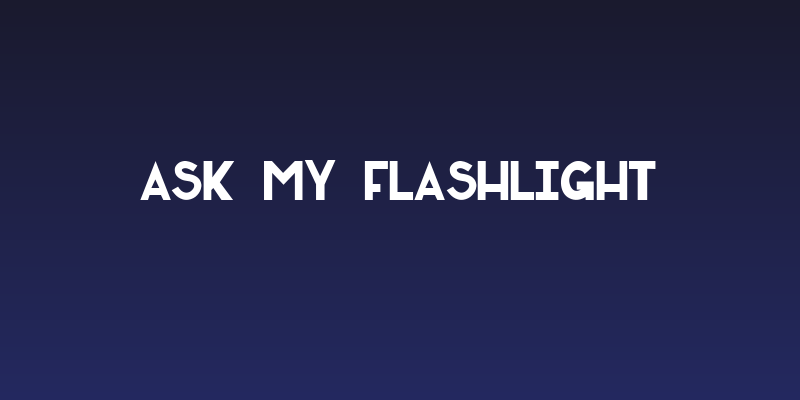 Ask My Flashlight Social Header