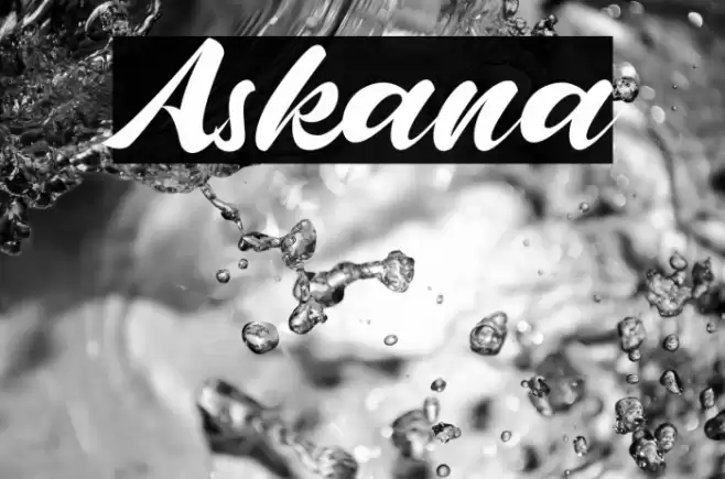 Askana Font examples