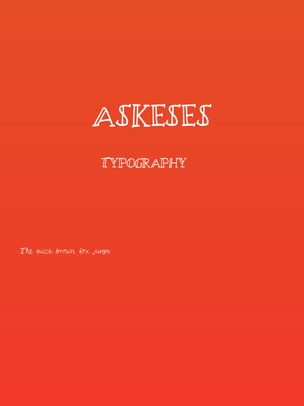 Askeses Poster