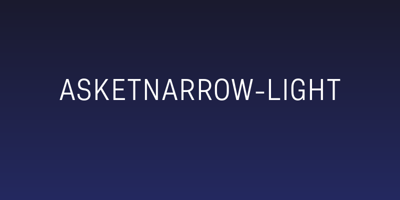 AsketNarrow-Light Social Header