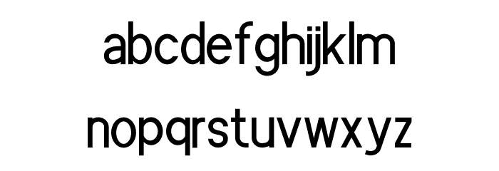 Aslaha Biladina Sans Font LOWERCASE