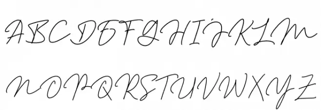Aslaha Biladina Signature Шрифта ВЕРХНИЙ