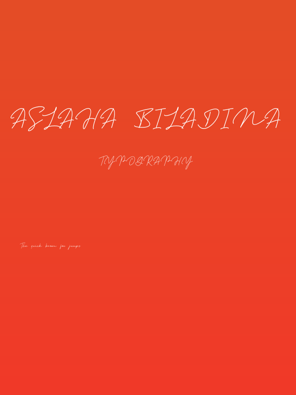 Aslaha Biladina Signature Poster