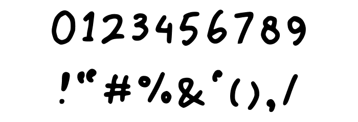 Asli Yang Ada Badaknya Regular Schriftart Anderer Schreiben