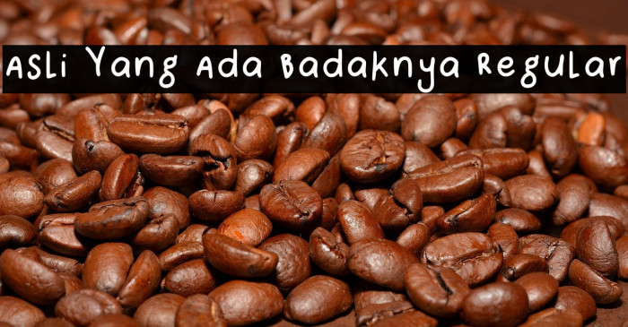 Asli Yang Ada Badaknya Regular Example 1