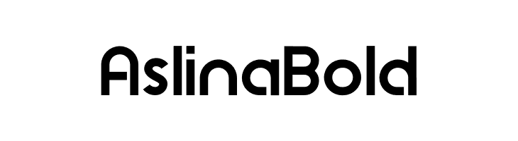 Aslina Bold  Frei Schriftart Herunterladen