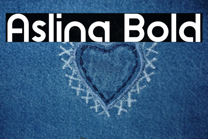 Aslina Bold Example 2