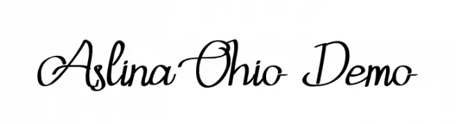 Aslina Ohio Demo  Fuentes Gratis Descargar