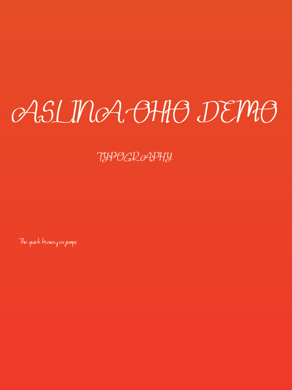 Aslina Ohio Demo Poster