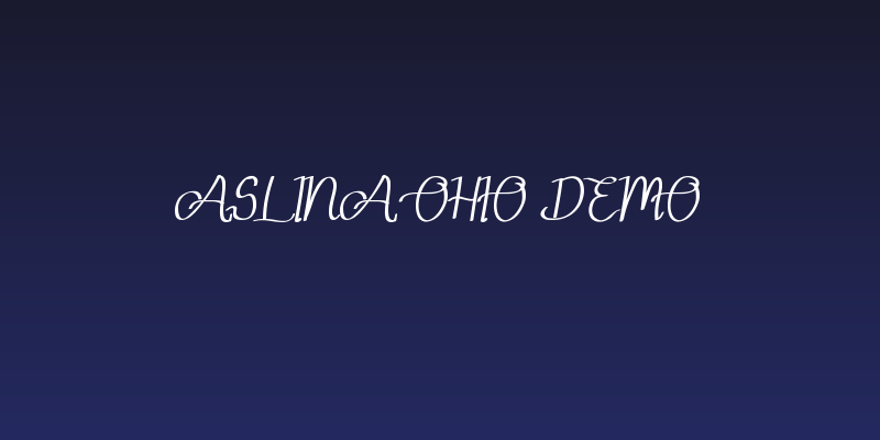 Aslina Ohio Demo Social Header
