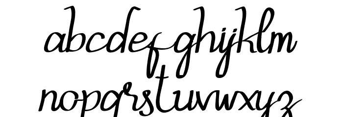 Aslina Ohio Demo Font LOWERCASE