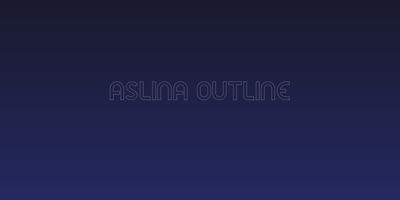 Aslina Outline Social Header