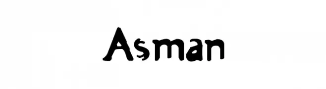 Asman  Descarca Fonturi Gratis