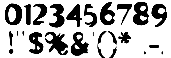 Asman Font OTHER CHARS