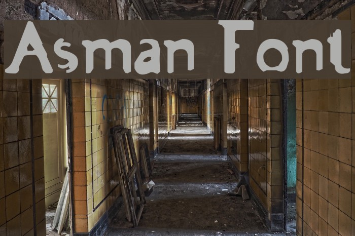 Asman Font examples