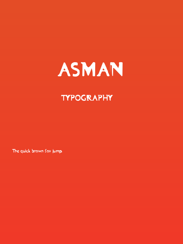 Asman Poster