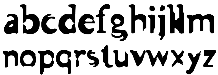 Asman Font LOWERCASE