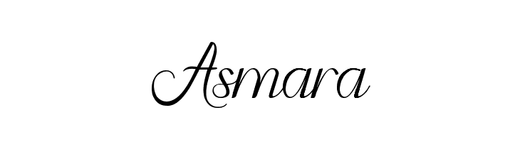Asmara  Скачать бесплатные шрифты
