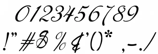 Asmara Font OTHER CHARS