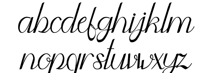Asmara Font LOWERCASE