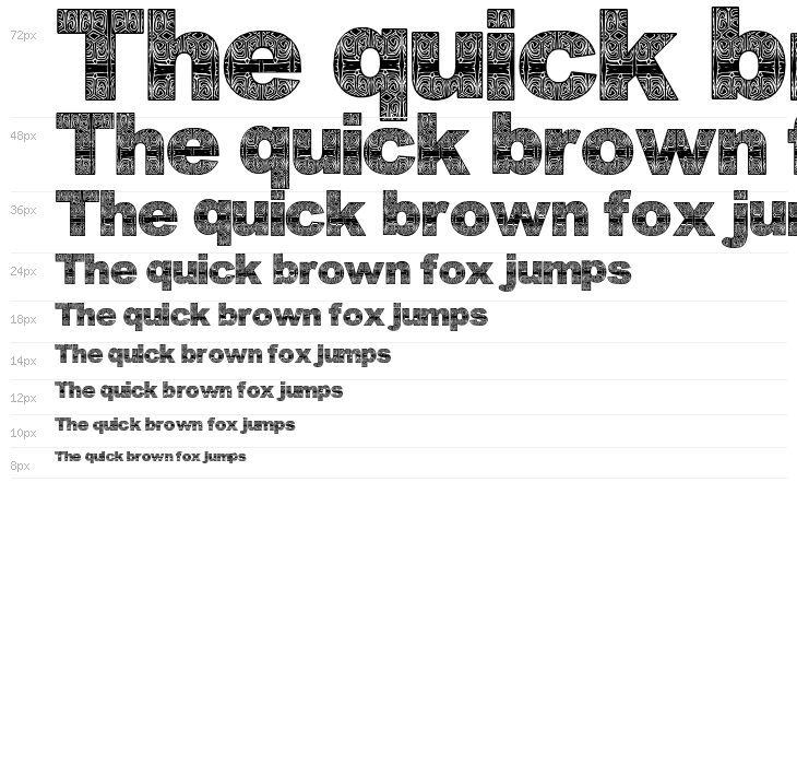 AsmatFont2007 Waterfall