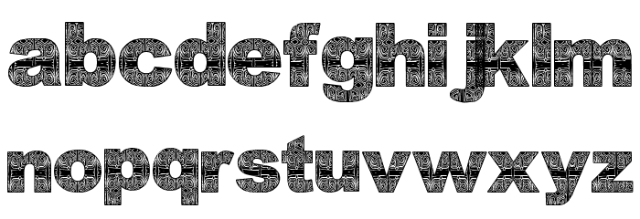 AsmatFont2007 Font LOWERCASE