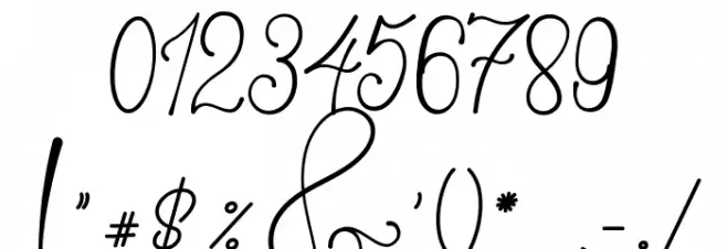 Asmelina Harley Font OTHER CHARS