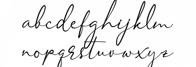 Asmelina Harley Font LOWERCASE