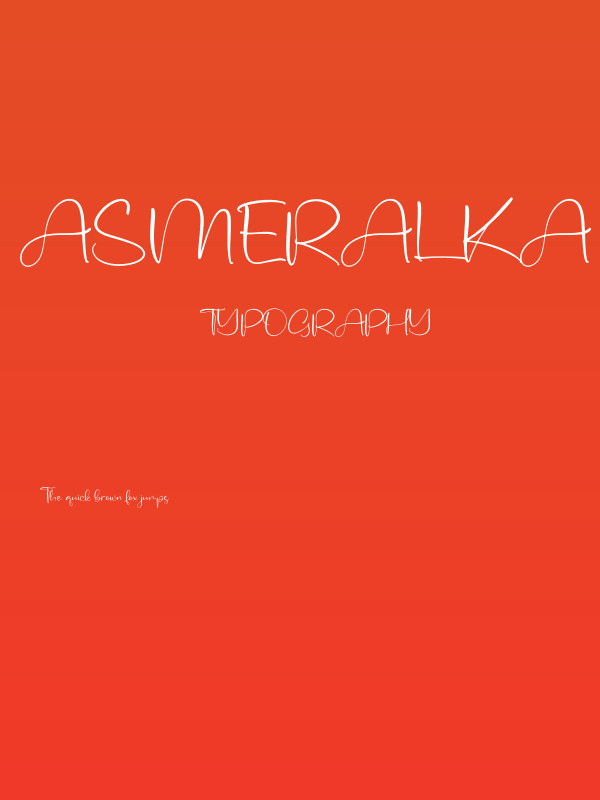 Asmeralka Poster